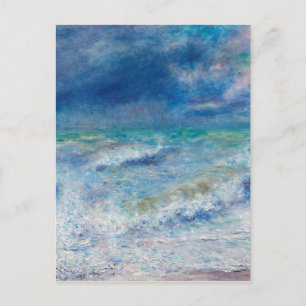 Carte Postale Paysage bleu de Renoir Impressionniste Peinture
