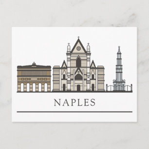 Carte Postale Paysage Cityscape   Naples, Italie