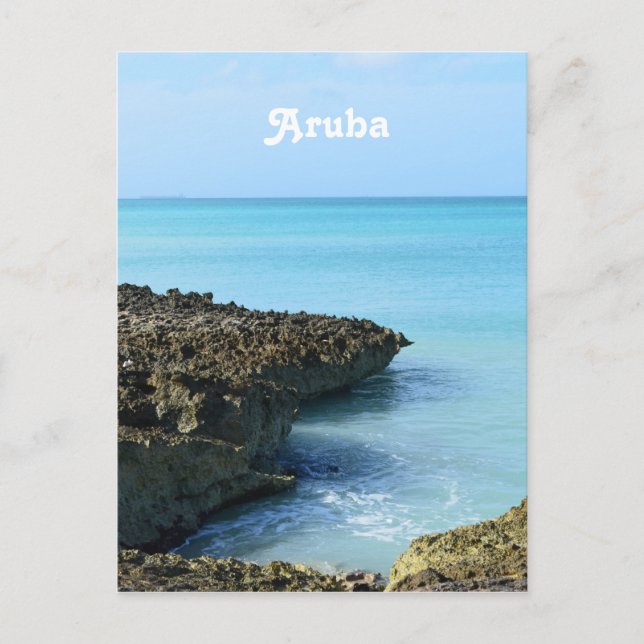 Carte Postale Paysage d'Aruba (Devant)