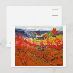 Carte Postale Paysage d'automne   Maurice de Vlaminck  
