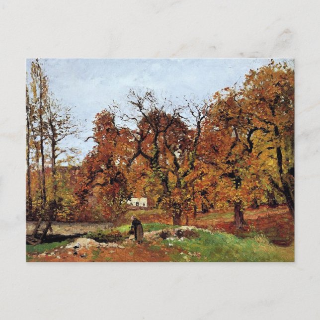 Carte Postale Paysage D'Automne, Près De Pontoise, (Devant)