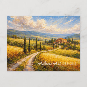 Carte Postale Paysage de ciel tourbillonnant