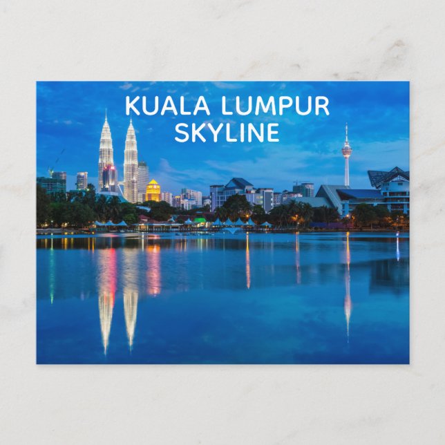 Carte Postale Paysage de Kuala Lumpur (Devant)
