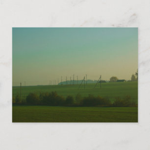 Carte Postale Paysage de la nature Scène rurale Biélorussie Cart