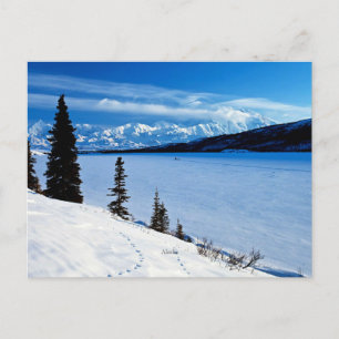 Carte Postale Paysage de l'Alaska, étiqueté,