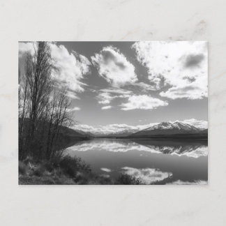 Carte Postale Paysage de montagne Photographie noir et blanc