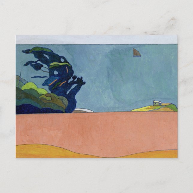 Carte Postale Paysage de Pouldu, c.1892 (Devant)