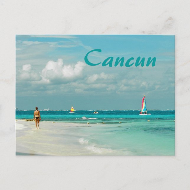 Carte Postale paysage de rêve, Cancun (Devant)