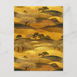 Carte Postale Paysage de Rolling Hills Chiyogami