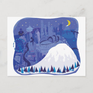 Carte Postale Paysage de Seattle avec le Mont Rainier