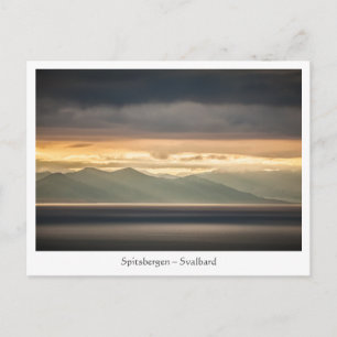 Carte Postale Paysage de Svalbard