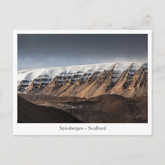 Carte Postale Paysage de Svalbard (Devant)