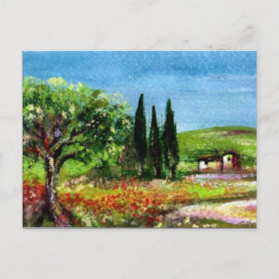 CARTE POSTALE PAYSAGE DE TOSCANE 5