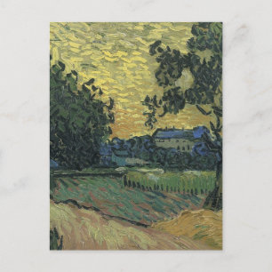Carte Postale Paysage de Van Gogh à Twilight