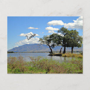 Carte Postale Paysage de Zambie