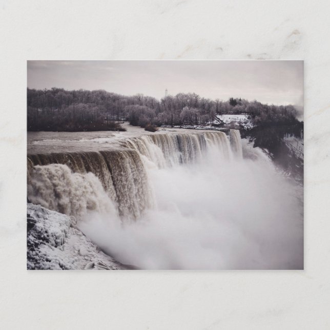 Carte Postale Paysage des chutes Niagara (Devant)