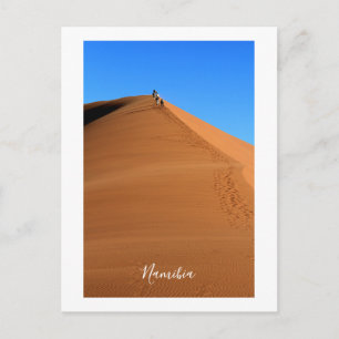 Carte Postale Paysage des dunes de sable de Namibie Sossusvlei