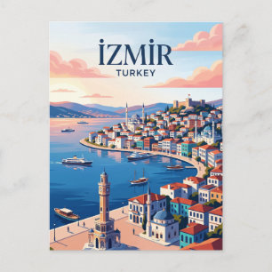 Carte Postale Paysage d'İzmir Turquie