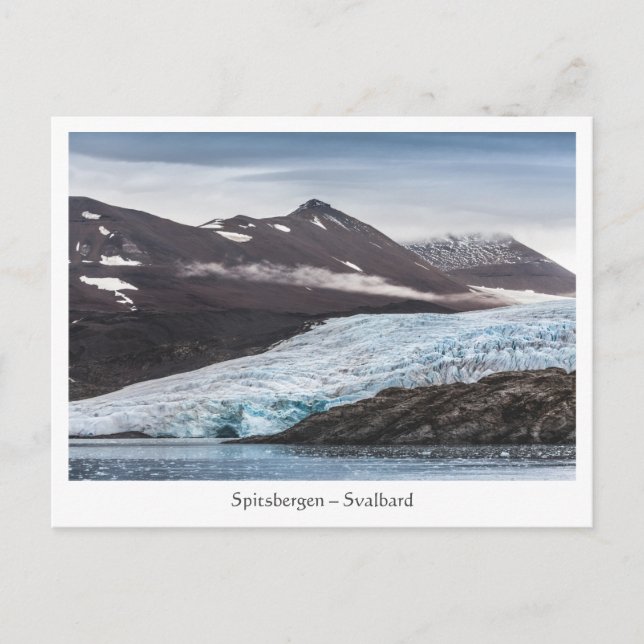 Carte Postale Paysage du glacier Svalbard (Devant)
