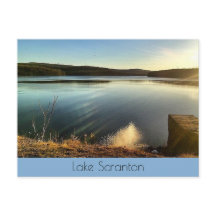 Paysage du lac Scranton-Twilight
