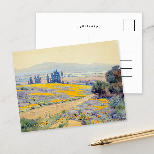 Carte Postale Paysage du printemps californien | Elmer Wachtel (Créateur téléchargé)