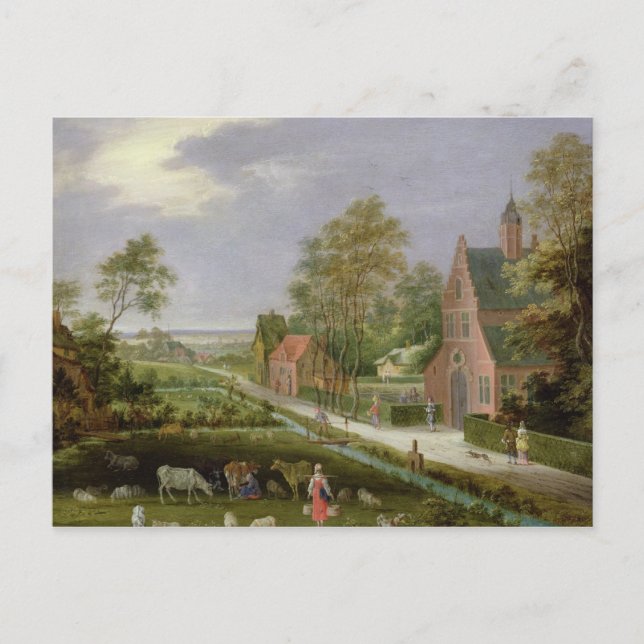 Carte Postale Paysage du village (Devant)