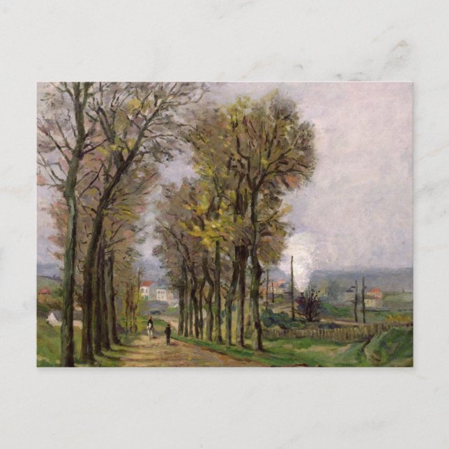 Carte Postale Paysage en Ile de France, vers 1878 (Devant)