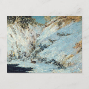 Carte Postale Paysage enneigé, 1866