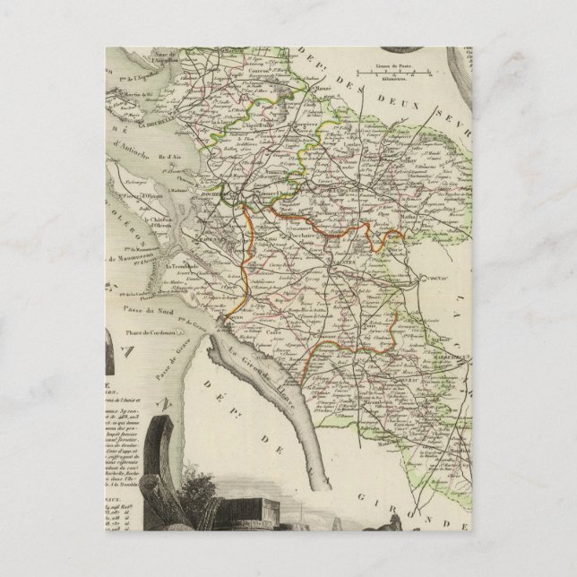 Carte Postale Paysage et forêt (Devant)