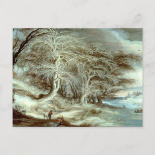 Carte Postale Paysage hivernal Gijsbrecht Leytens