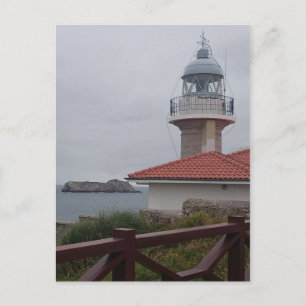 Carte Postale Paysage Ligthhouse à Suances Cantabrie Espagne