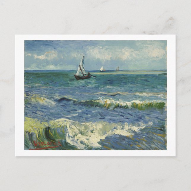 Carte Postale Paysage marin à Saintes-Maries (F415)Van Gogh Fine (Devant)