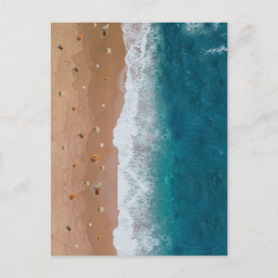 CARTE POSTALE PAYSAGE MARIN COQUILLAGES DE PLAGE VACANCES D'ÉTÉ 