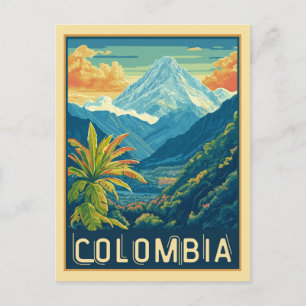 Carte Postale Paysage montagnard colombien