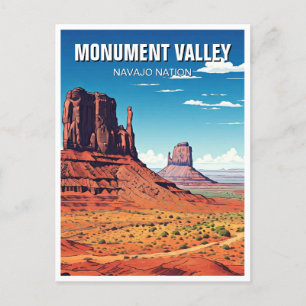 Carte Postale Paysage Monument Vallée Navajo Nation Souvenir