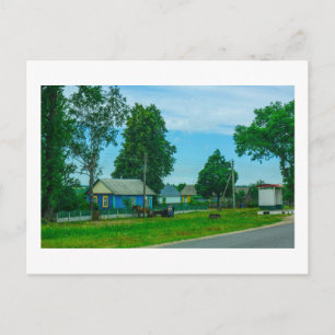Carte Postale Paysage naturel Scène rurale Village Route