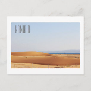 Carte Postale Paysage océanique des dunes de Walvis Bay en Namib