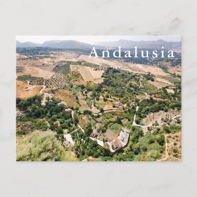 Carte Postale Paysage panoramique. L'Andalousie. Ronda (Devant)