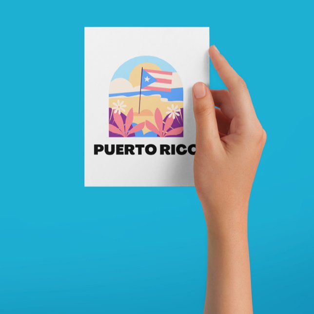 Carte postale Paysage Porto Rico (puerto rico travel postcard)