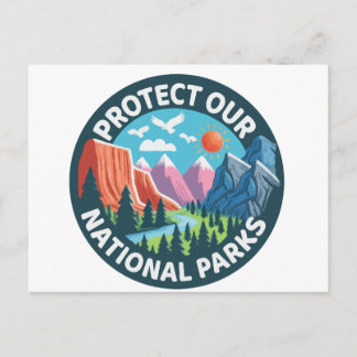 Carte Postale Paysage Protéger nos parcs nationaux