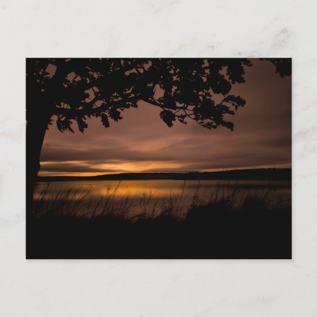 Carte Postale Paysage Sunset Northumberland (Devant)