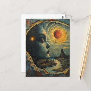 Carte Postale Paysage surréaliste Abstrait