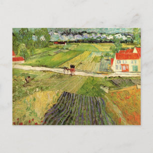 Carte Postale Paysage, transport et train par Vincent van Gogh