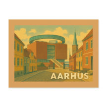 Paysage urbain d'Aarhus Danemark