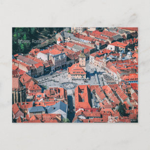 Carte Postale paysage urbain de Brasov, Roumanie