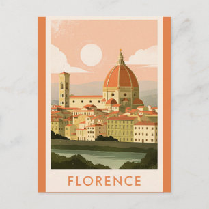 Carte Postale Paysage urbain de Florence