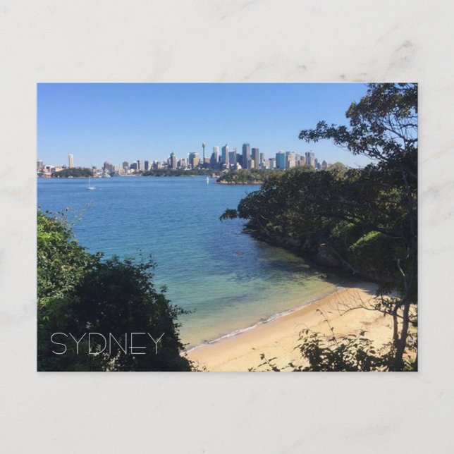 Carte Postale paysage urbain de la plage de Sydney (Devant)