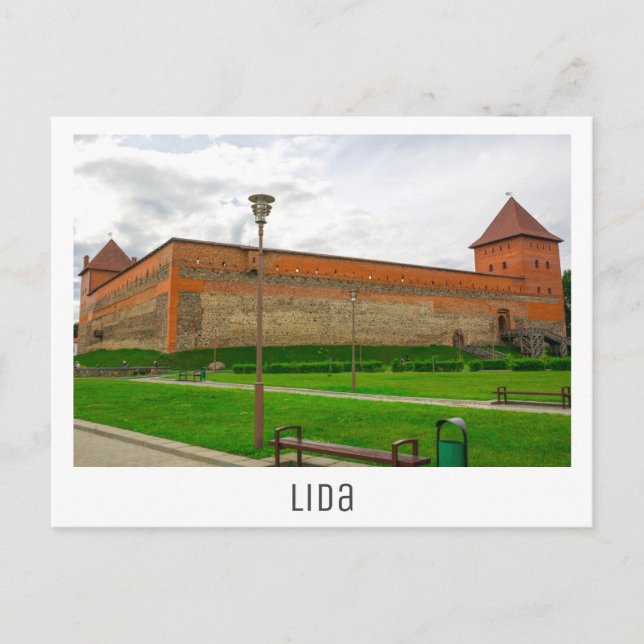 Carte Postale Paysage urbain de la ville de Lida en Biélorussie  (Devant)