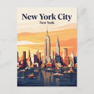 Carte Postale Paysage urbain de New York États-Unis