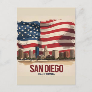 Carte Postale Paysage urbain de San Diego Californie